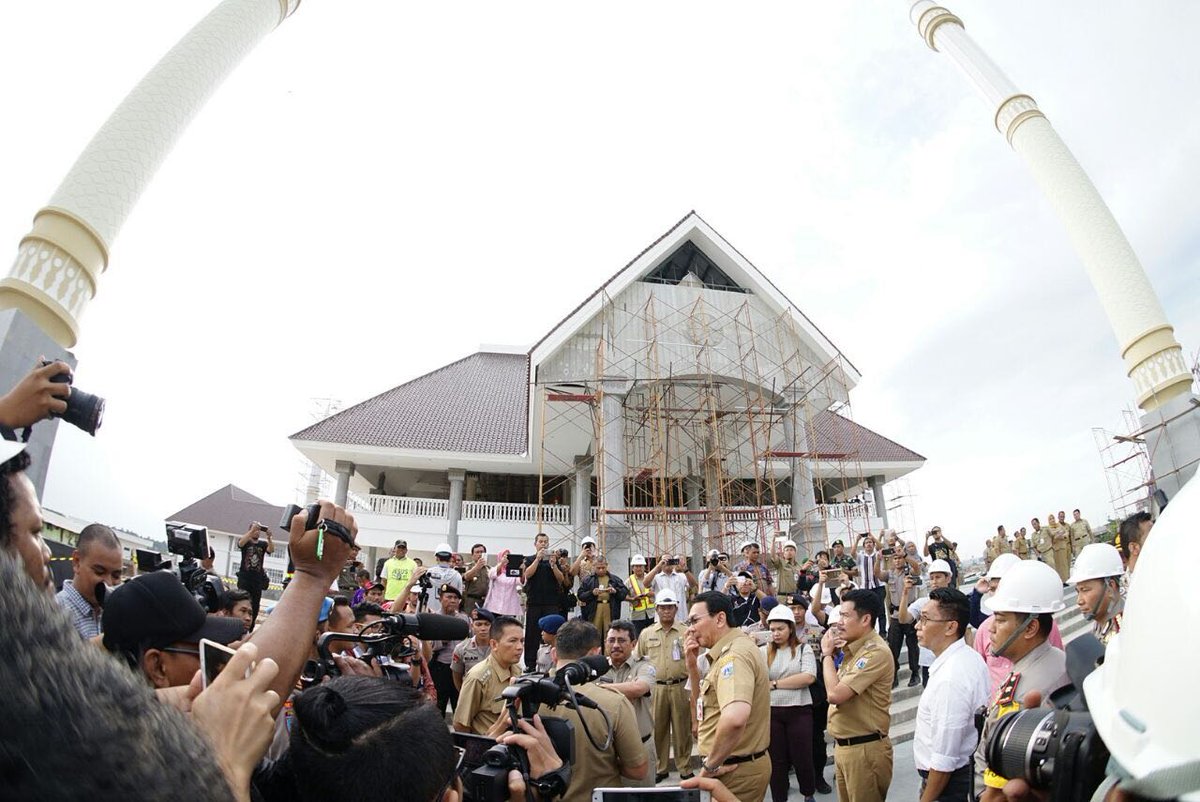 16 April 2017, Jokowi Direncanakan Resmikan Masjid Raya Daan Mogot