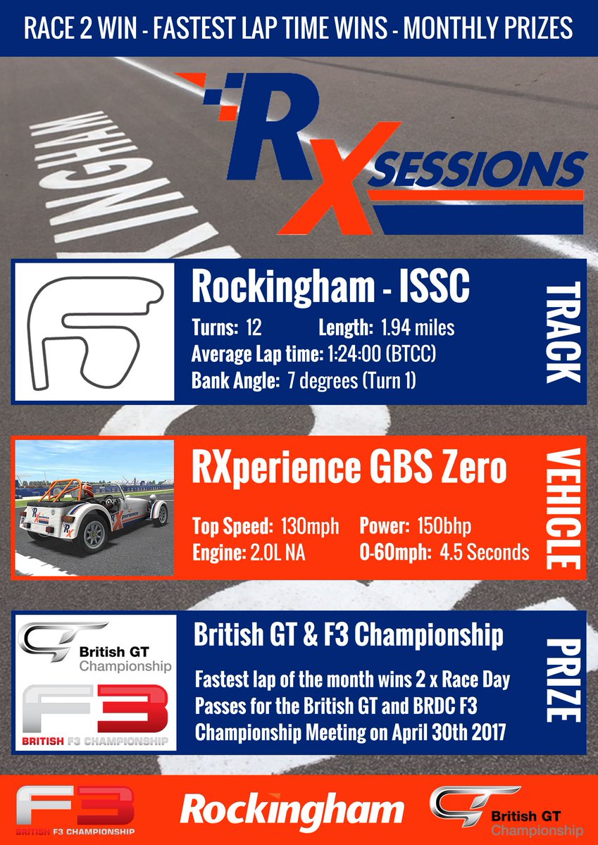 We've just launched our new Race 2 Win sessions! Win tickets to <a href="/RockinghamUK/">Rockingham</a> race days every month! #motorsport #race2win