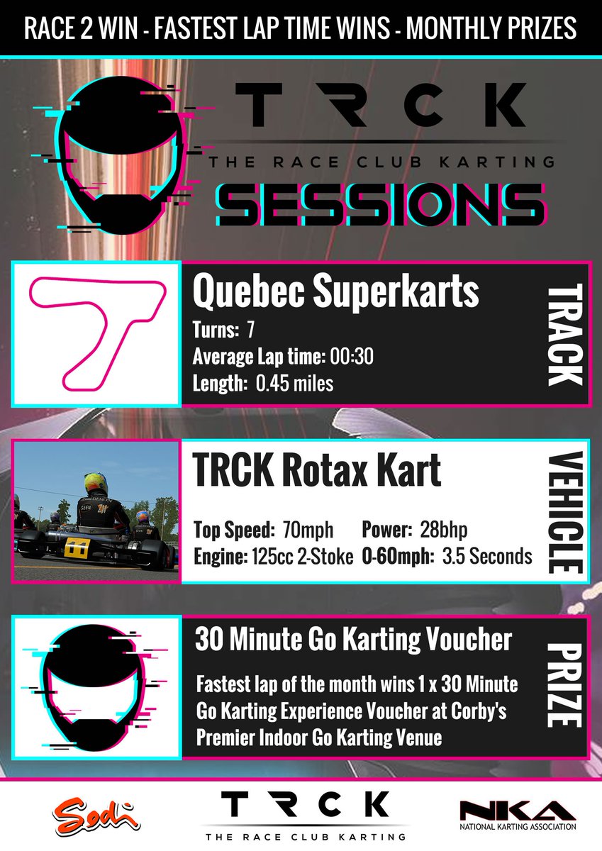 We've just launched our new Race 2 Win sessions! Win karting vouchers for @TheRaceClub_UK every month! #motorsport #race2win
