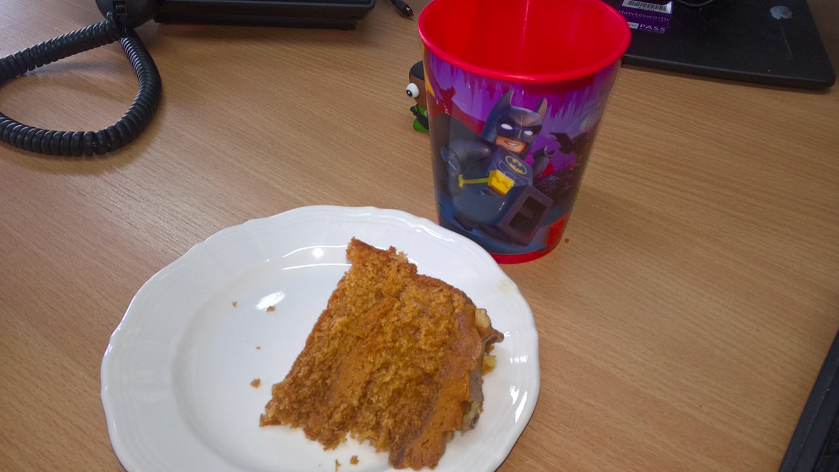 timcoursesja's tweet photo. Birthday at work with coffee and walnut cake 🎂🙂 https://t.co/cyomyAoDb2