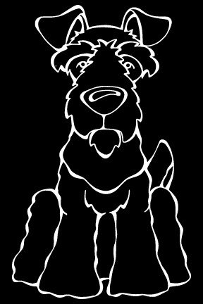 decaldogs's tweet image. Decal Dog of the Week: Welsh Terrier, Get a Car Window Sticker. decaldogs.com #dogsoftwitter #WelshTerrier