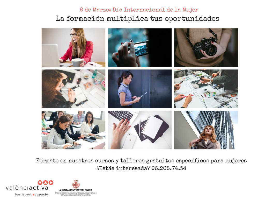 valenciactiva_'s tweet photo. ¿Estás interesada en seguir formándote? València Activa pone en marcha talleres y actividades gratuitas específicas para #mujeres ¡Apúntate! https://t.co/DHvEkxzKLU