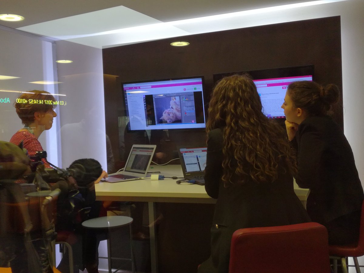 PascalePOULEN's tweet photo. Formation aux outils bureautique #vodeclic avec la participation de #NathalieBerger #kedgebs #technomaide https://t.co/IoDTQiZTxM