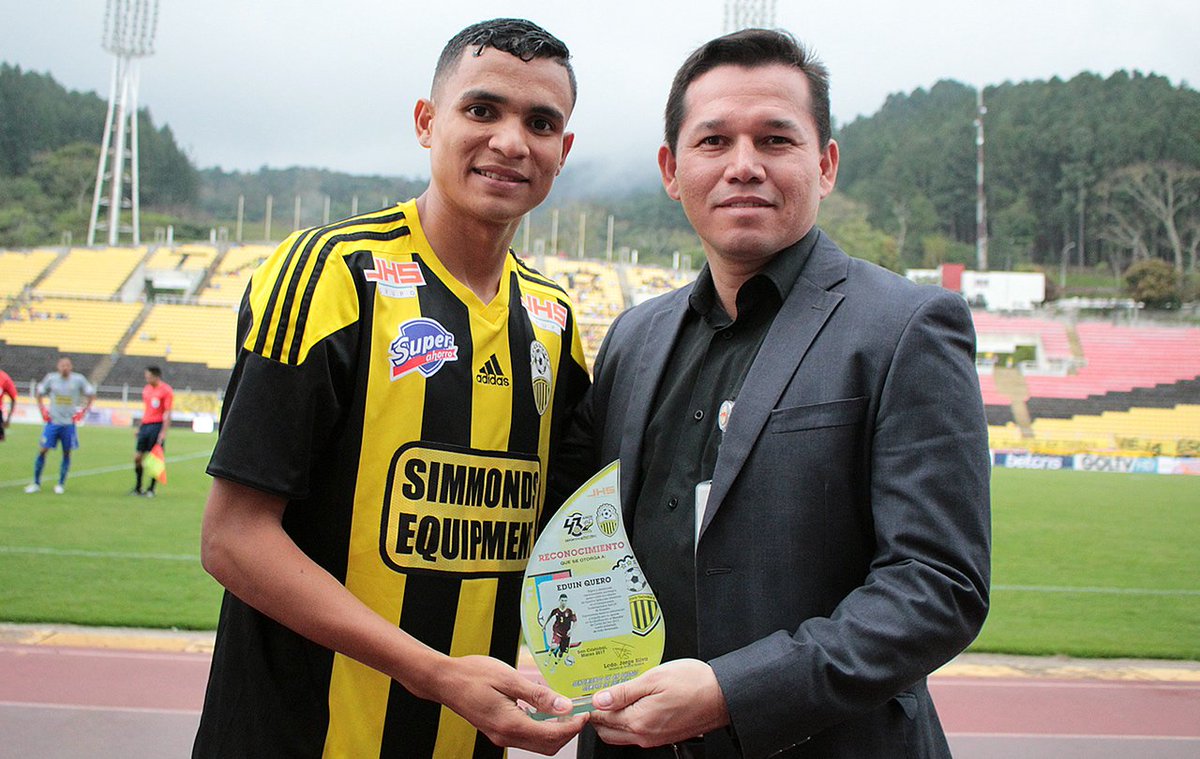 DvoTachira's tweet photo. #InstitucionalDTFC | 💛🖤Rafael Sánchez, Eduin Quero y Nahuel Ferraresi, mundialistas Sub-20 a Servicio del Aurinegro 🇻🇪 https://t.co/nf3wmV2ZNo