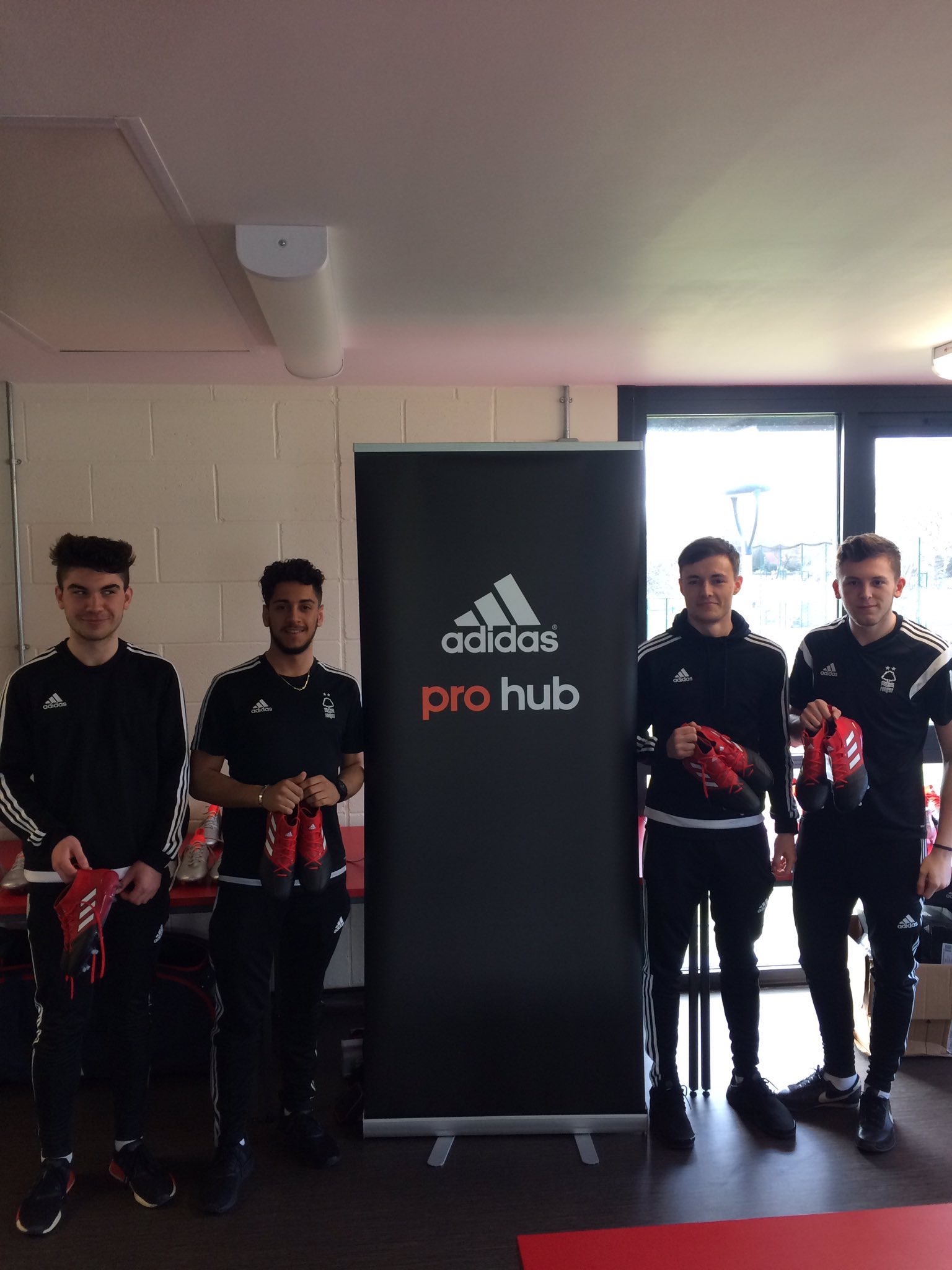 Nottingham Forest Community Trust Twitter: "Thanks to Callum at for allowing the Football Development squads to try on their new boot range. #NFFC #Adidas #ProHub Twitter