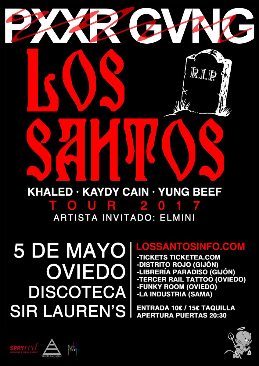 Entradas físicas y online ya a la venta.
<a href="/XXKHVLEDXX/">DIOSITO</a> <a href="/kaydyCain/">KAYDY CAIN</a> <a href="/secoweedcodein/">ALBERTO YARINI</a> x <a href="/lossantos000/">LOS SANTOS</a> en concierto en Oviedo. 5 Mayo.