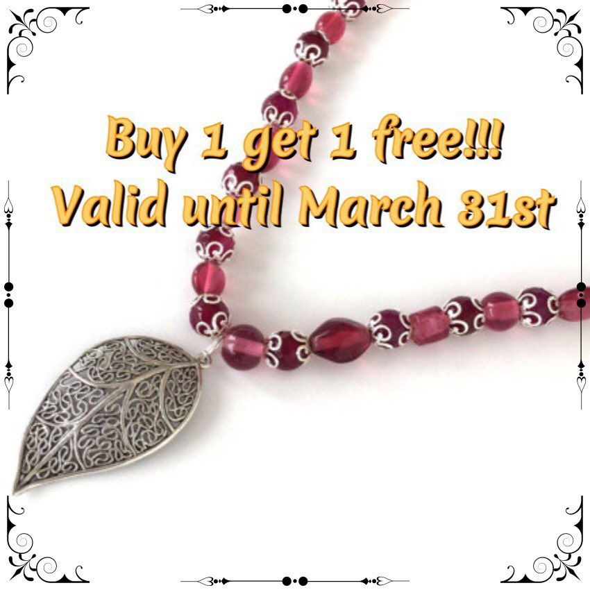 EtsyJewels's tweet photo. Purchase any item from my shop and choose one for free of equal or lower value! Happy shopping! https://t.co/LodFkATiAi