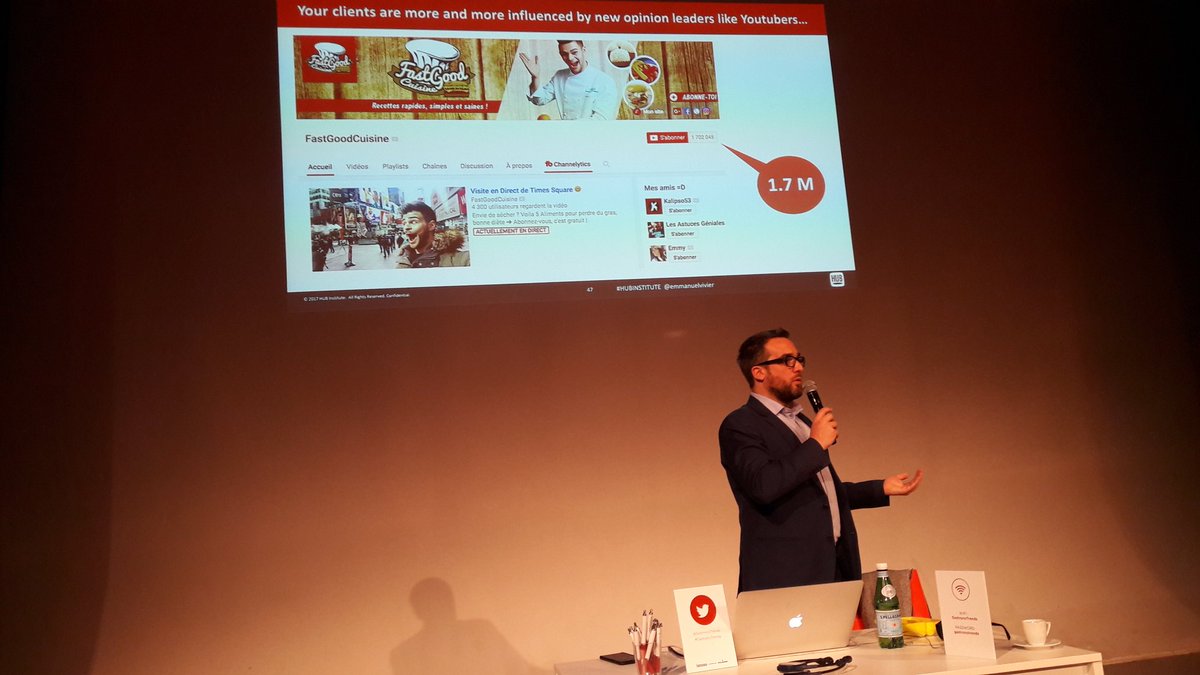 GalerneJ's tweet photo. "Les clients de plus en plus influencés par les nouveaux leaders d'opinion"
#GastronoTrends par @emmanuelvivier
#socialmedia #einfluence https://t.co/JNOh76OEMd