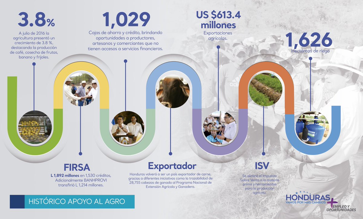 JuanOrlandoH's tweet photo. #HondurasAvanza con histórico apoyo al agro en estos tres años con la meta de convertirnos en el #GraneroDeCentroamérica #HondurasProduce https://t.co/z8cXfnC44z
