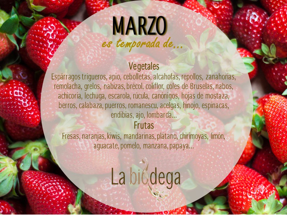 labiodega's tweet photo. Estamos en Marzo, llegan los trigueros y las fresas 🍓para anunciarnos con su colorido que falta poquito para Primavera 🌻 
#temporada https://t.co/NuIM4S5dxY