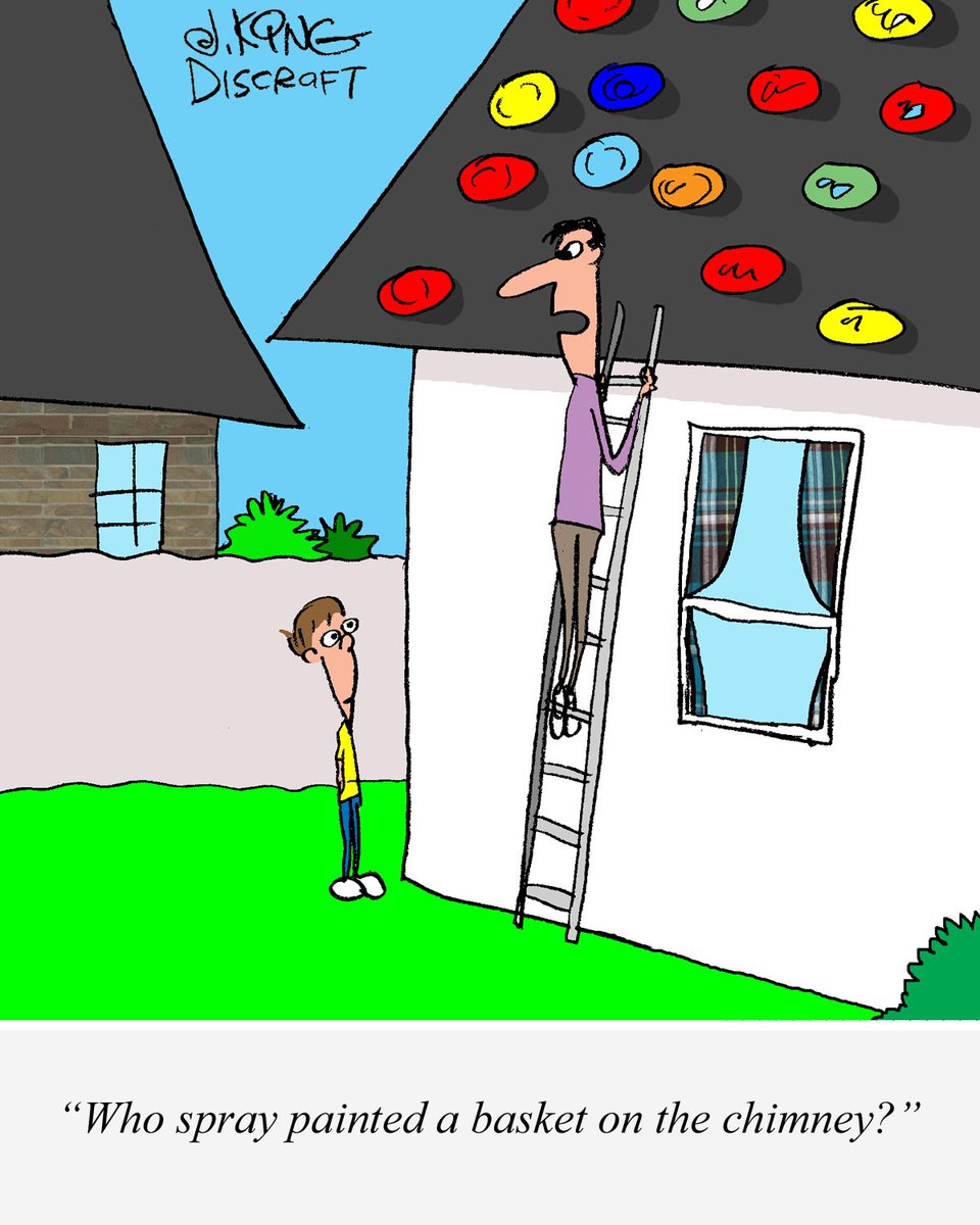 DiscraftDG's tweet photo. #discgolf #cartoon https://t.co/kygKZvo5yC
