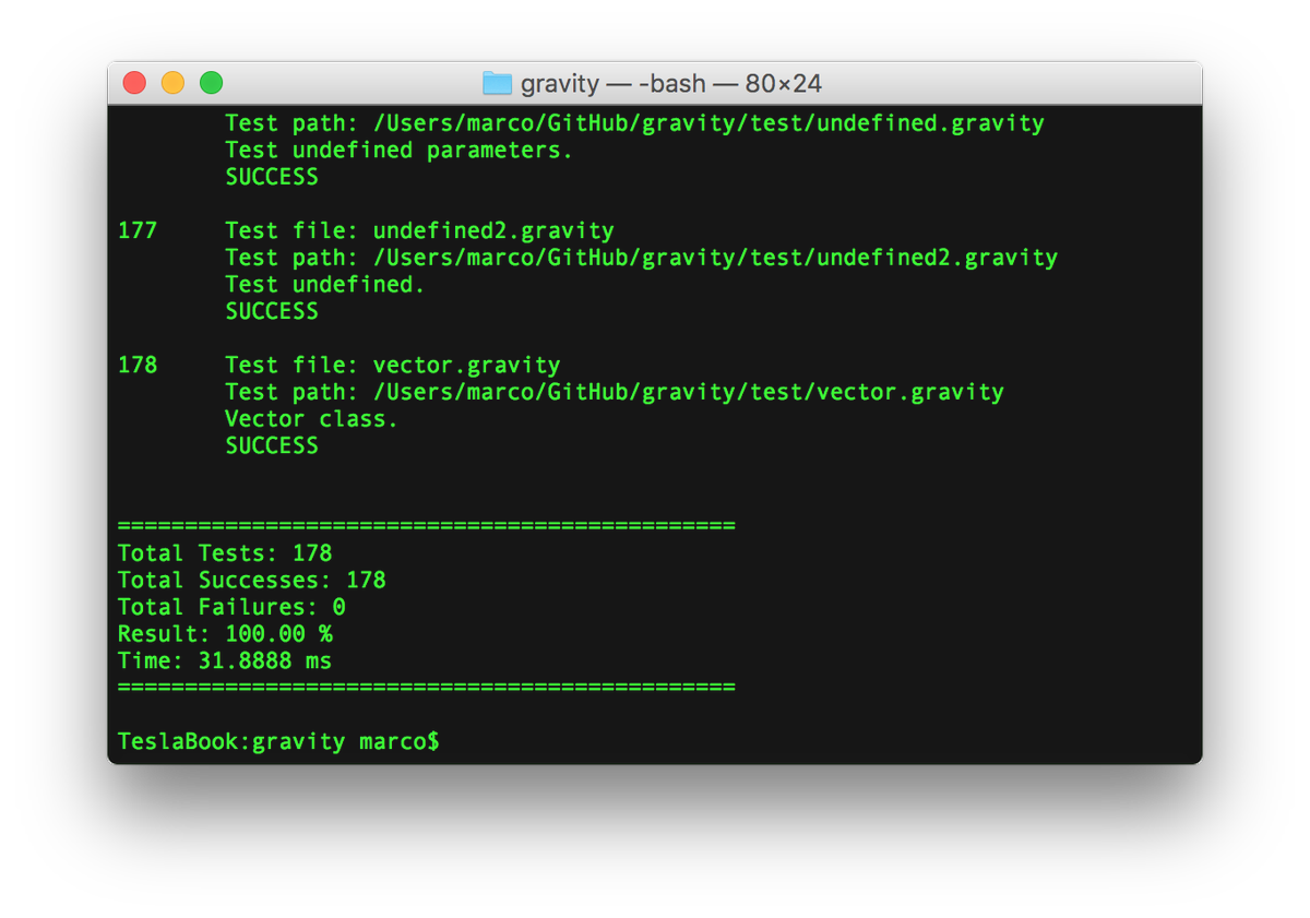 _marcobambini's tweet photo. Introducing Gravity a new #swiftlang like programming language and VM written C #ios https://t.co/jOYOCyKSjo https://t.co/prPaT8xyjc