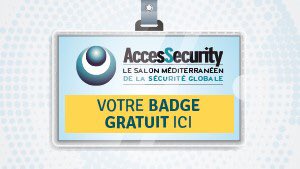 AccesSecurity's tweet photo. Gagnez du temps en demandant votre badge au Salon #AccesSecurity ▶https://t.co/jAzfJ0K8TM #Security #security #CyberSecurity https://t.co/ZSNF5Yo6wb