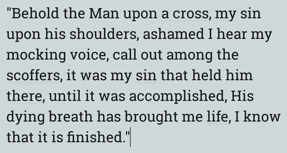 jmossy7's tweet photo. So often we universalize the sin Christ died for, but it was MY sin. #HowDeepTheFather'sLove https://t.co/89svLuNf3G