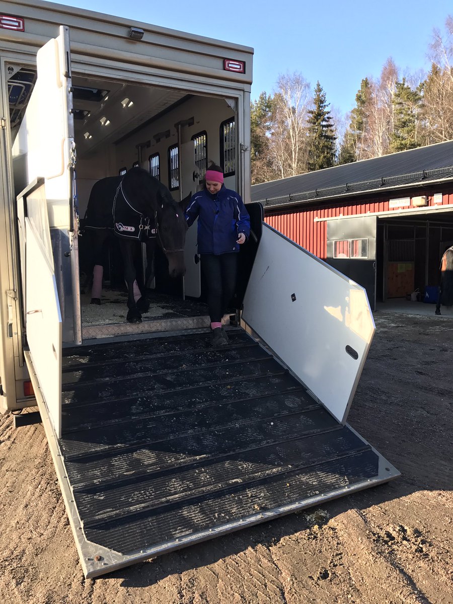 LinnAndersson82's tweet photo. Känslan när man får göra i ordning och lasta ur en häst för första gången är bland den häftigaste känslan som går att känna.💞✨ #EasyCreation https://t.co/heDyuTXpYi