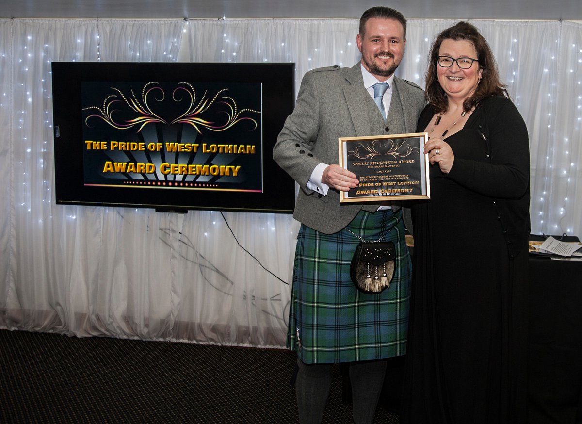 daview83's tweet photo. Congratulations @scottjkyle1 on your award @ the Pride Of West Lothian. #POWLA https://t.co/MzZZnNWBrW