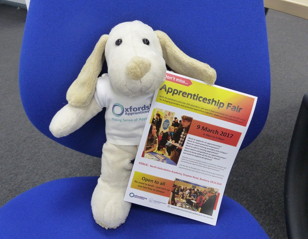 ApprenticeShep's tweet image. Don't miss North #Oxfordshire #Apprenticeship Fair this Thurs 9th March from 18:30 @NorthOxAcademy #Banbury ow.ly/VsSx309CFi1 #NAW2017