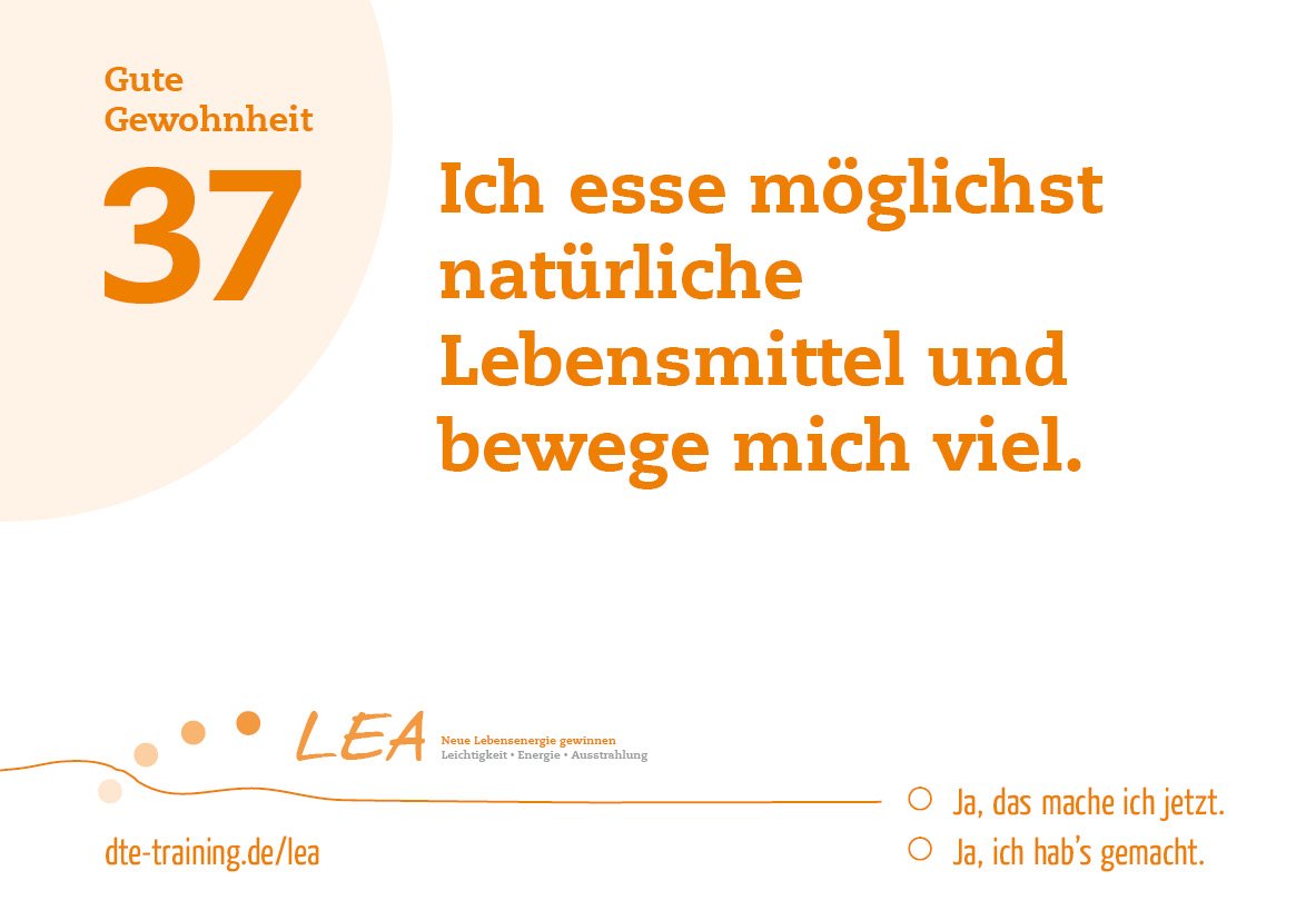 DtEVerlag's tweet image. Der LEA-Minikurs Tag 37 – Einfach natürlich 

#inspiriertleben #DowntoEarth #LEAtraining #Fastenzeit2017
dte-training.de/lea