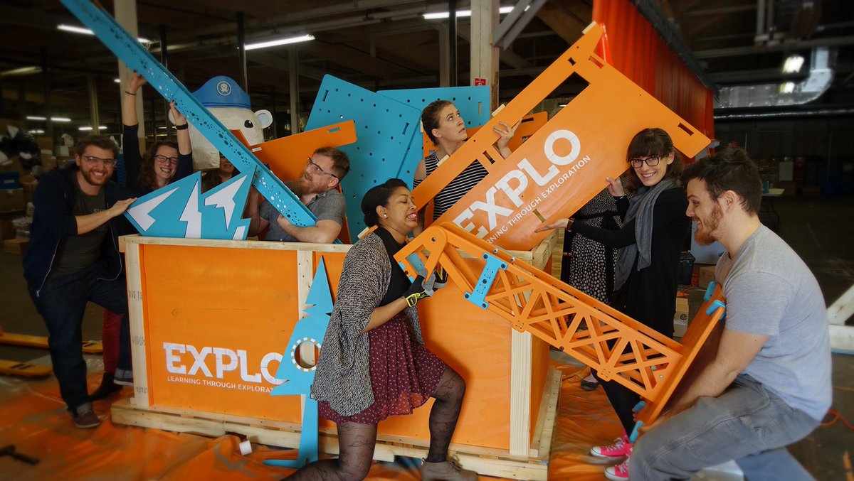 EXPLOLive's tweet image. Day 1 at #SXSWEdu, #EXPLO! Come play #dontfeedthebears w/ us — nothing like a good ol' (new) fashion hands-on critical thinking competition!