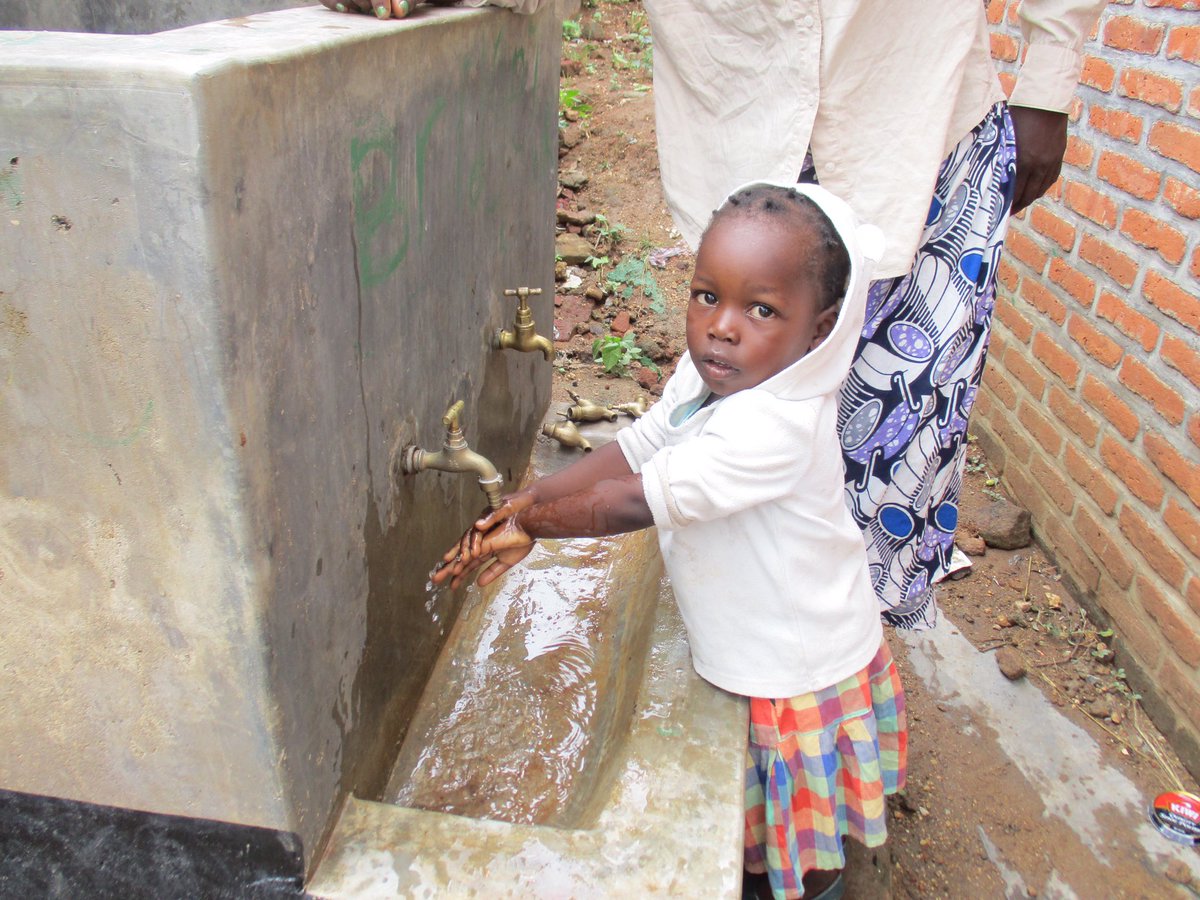 wellgoodwater's tweet photo. More pictures from the pre-school in Malawi where we have built a new well https://t.co/7zBBFWBSUR