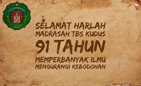 Alfu mabruk buat madrasah TBS Kudus ke 91 Tahun. Ribuan santrimu sudah dimana2 dan semoga semakin banyak yg terlahir dr madrasah ini.