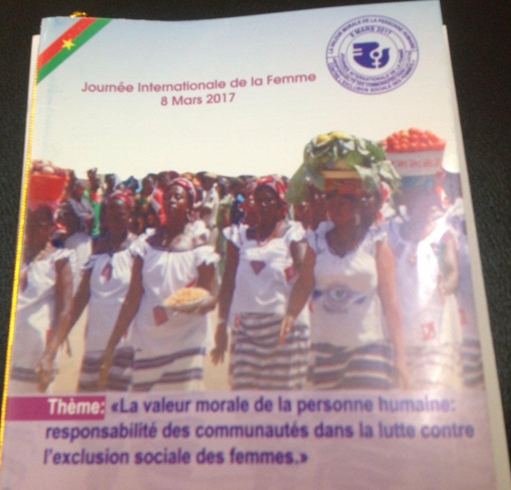 MFSNFBF's tweet photo. Commémoration, Journée Internationale de la Femme le #8marsBF à AV de l'indépendance à 9h00 @MFSNFBF @rochkaborepf https://t.co/GgCefTGF2h