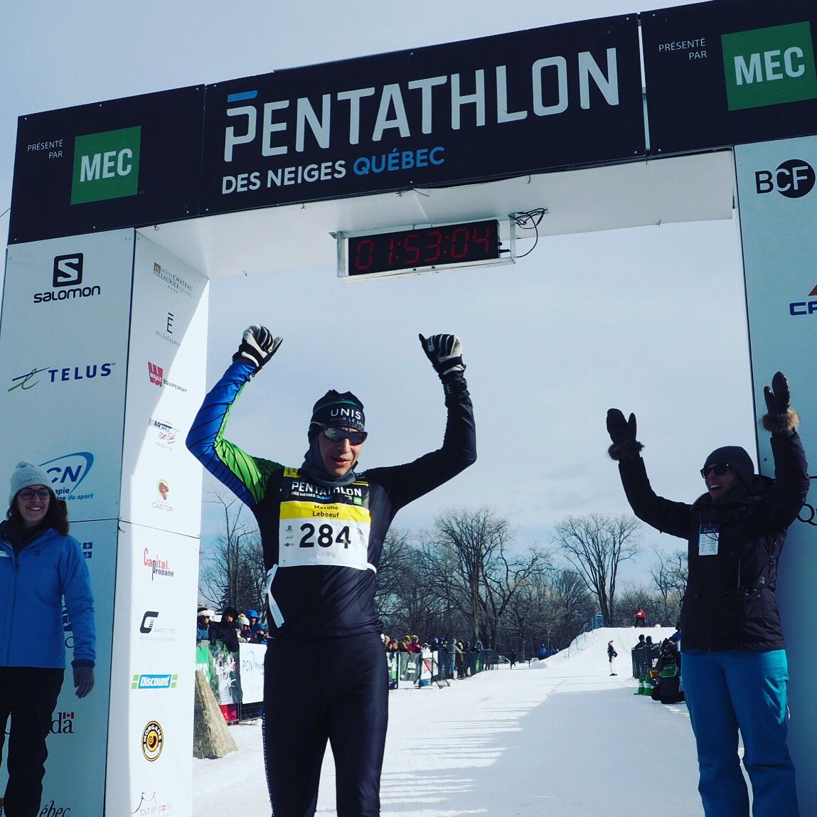 Le <a href="/PentathlonQc/">PentathlonDesNeiges</a> s'est conclu hier avec deux résultats historiques, voyez lesquels -> bit.ly/2mt5KoR #pentathlondesneiges #sport