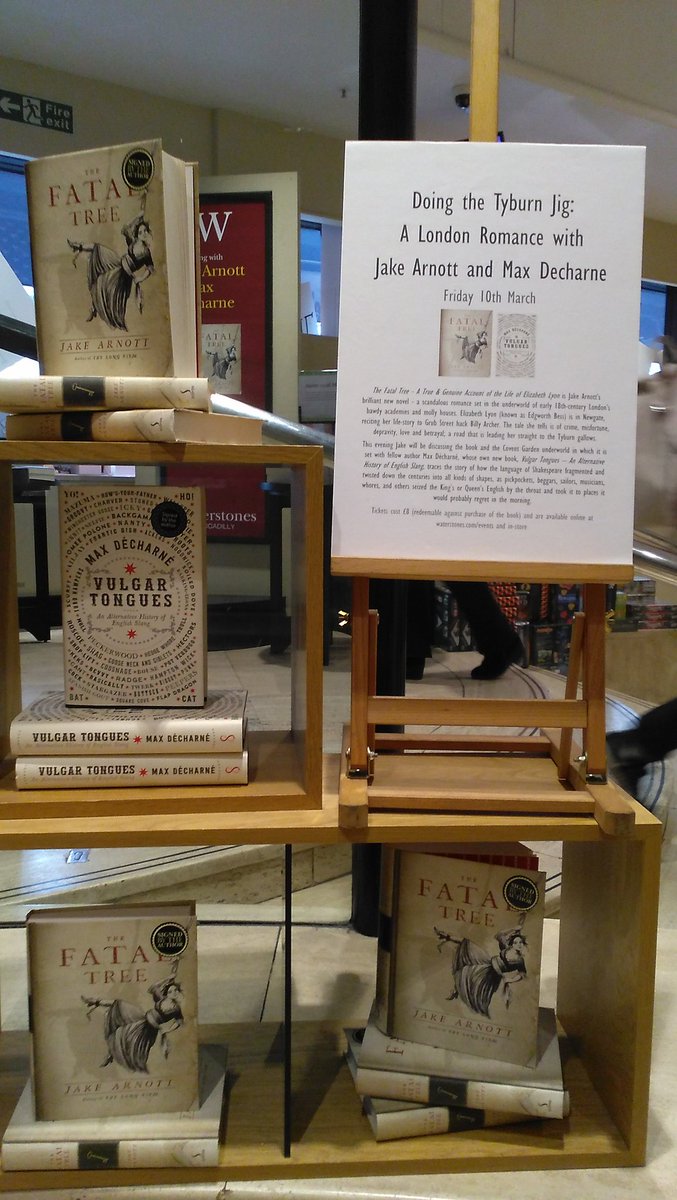 WaterstonesPicc's tweet photo. Join us this Friday: #JakeArnott & #MaxDecharne discuss all things Georgian London! https://t.co/mp57cA620q https://t.co/jr70konZTR