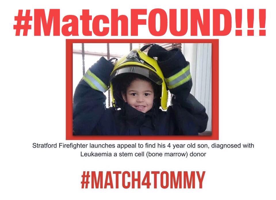 DionneGrant's tweet photo. Great to hear that a match has been found for Tommy (Background: https://t.co/a6Z5mwZioE) The @acltcharity does amazing work! #MatchForTommy https://t.co/pplTlaWgT5