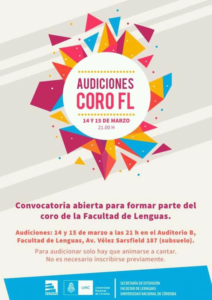 Coro Lenguas UNC (@corodelenguas) on Twitter photo 