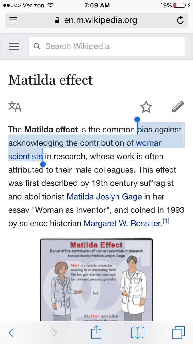 Lenny Teytelman 🇺🇦 on X: @JKamens Amazingly, the Matilda Effect