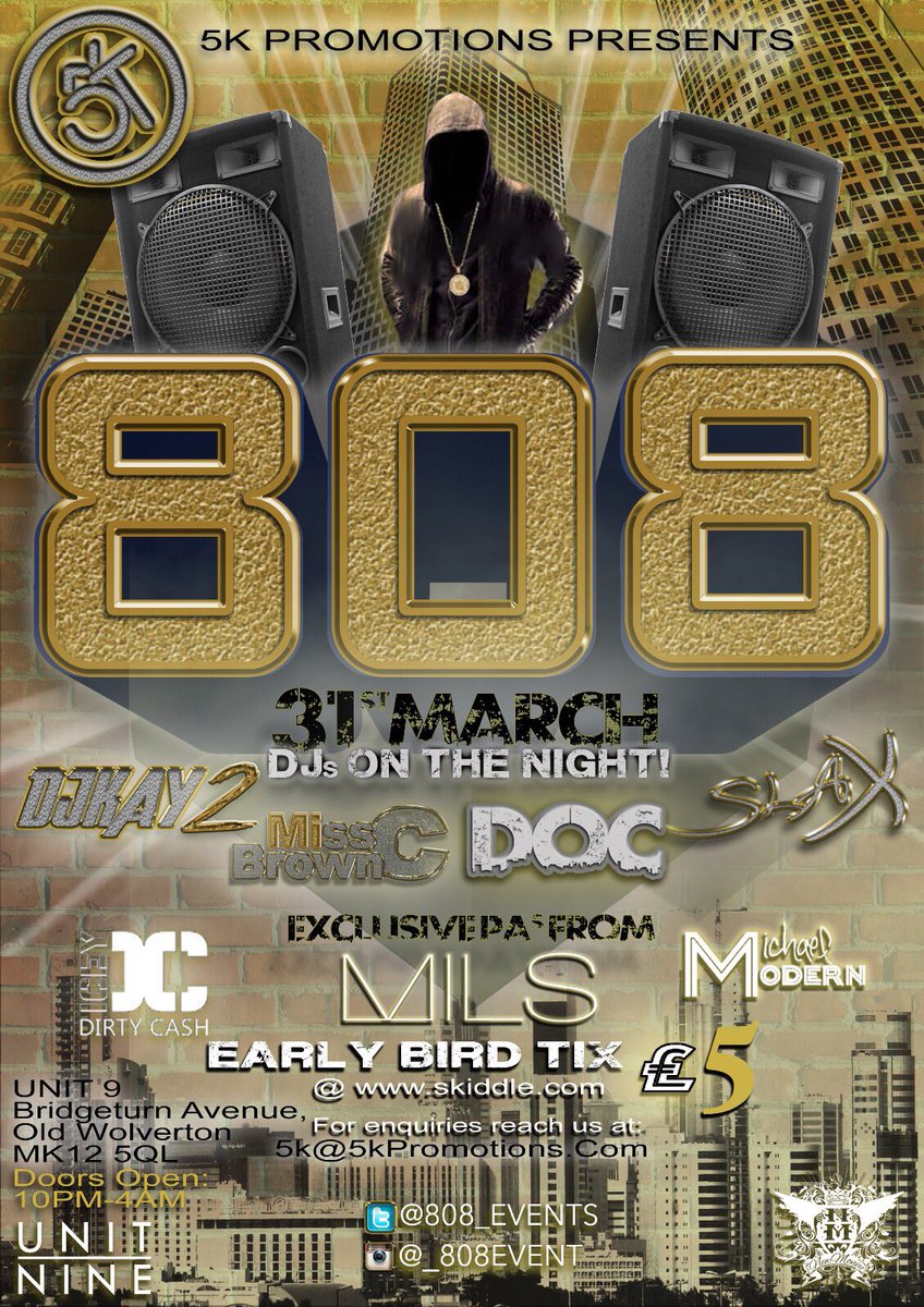 808_Event's tweet photo. Launch Night 31st March @UnitNineuk 

#808 Last few early bird £5 tickets left #LinkInBio 🎬 

@Mils_NM @IceyDirtyCash @michael_modern https://t.co/15XHUkQYLO