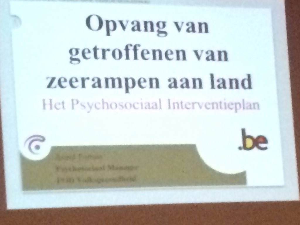 CrisisWVL's tweet photo. Mevr. Fortuin, psychosociale manager WVL over psychosociale opvang bij grootschalige noodsituaties als #scheepsramp #HeraldOfFreeEnterprise https://t.co/99YITf15iP
