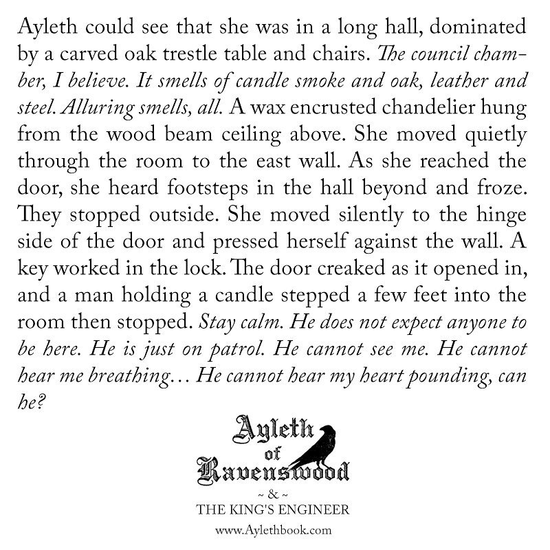 authordougt's tweet photo. A passage from the forthcoming #novel "Ayleth of Ravenswood &amp; the King's Engineer". Read the first chapter: https://t.co/bNr4jiRrEl #fantasy https://t.co/tooIs9HjoK