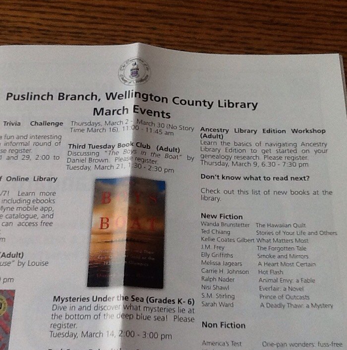 scifrey's tweet photo. My aunt just photographed the local library newspaper! #TheForgottenTale #NewOnTheShelf #author #writerslife #soexcited https://t.co/bU0pXXUpvQ