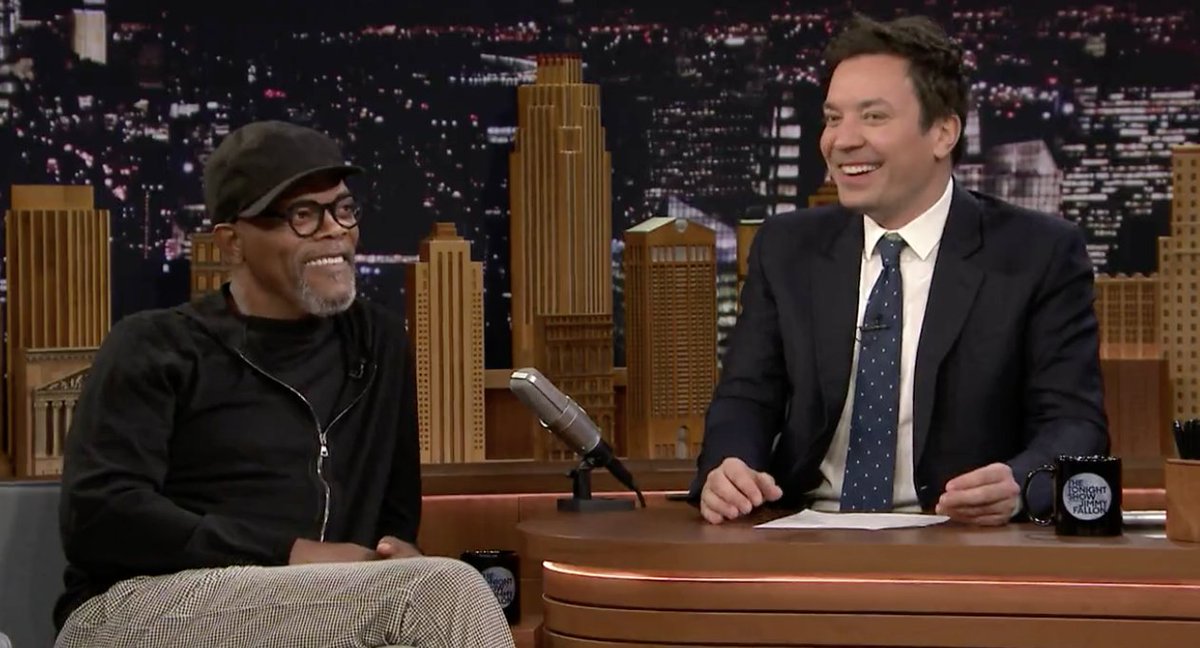 CtrStageComedy's tweet photo. #SamuelLJackson joins #JimmyFallon on #TheTonightShow for an epic new edition of #FacebookRants #CtrStageComedy https://t.co/6KHuCpSnQz https://t.co/7U7KMhNYNb