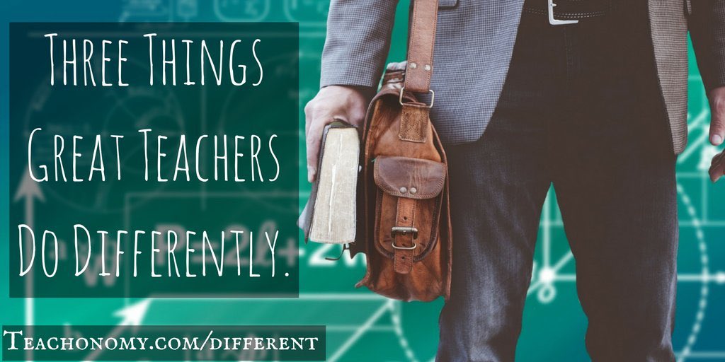 cpoole27's tweet photo. "Three Things Great Teachers Do Differently" https://t.co/UW2vVD9Odm #leadupchat #tlap #aledchat #edisonK12 https://t.co/ow6OYvk59Y