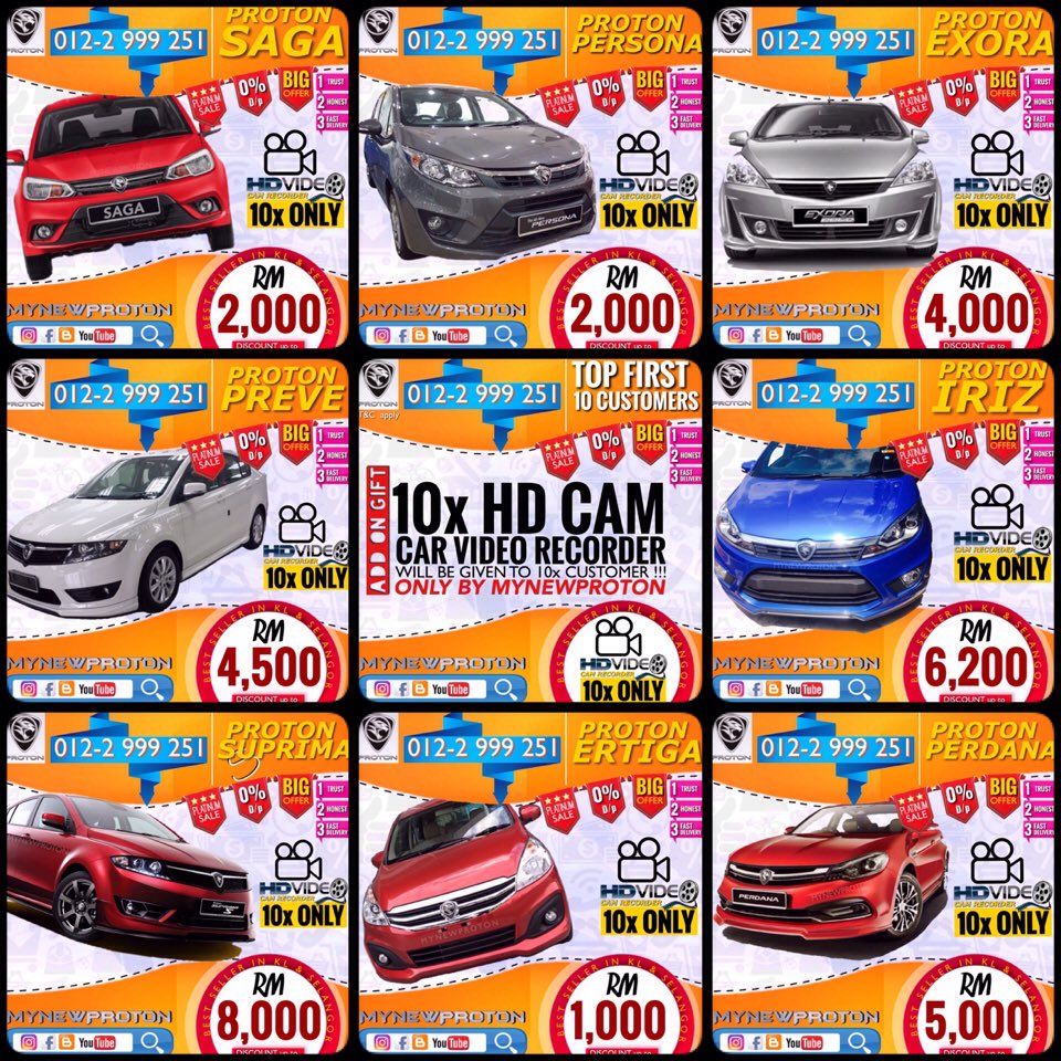 Mynewprotonsale's tweet photo. SIAPA CEPAT, DIA DAPAT HD CAM CAR VIDEO RECORDER - only by MYNEWPROTON 😍👍

#mynewproton #proton #newproton https://t.co/ts23kE77gm