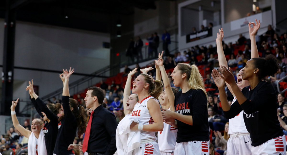 rougeetor's tweet photo. 🏀🚺 Le @rougeetorbbf obtient une place au championnat @USPORTSca | https://t.co/HjYKpMzcGM | #GoLaval https://t.co/0QsitHNIz6