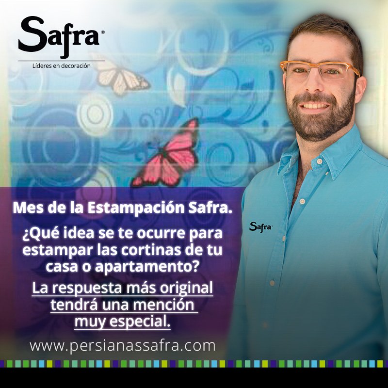 SafraSAS1's tweet photo. ¿Qué idea tienes para #Estampar las #persianas de tu #Casa o #Apartamento ? La respuesta más creativa tendrá una mención especial. #Safra https://t.co/9Kucjyrdy2