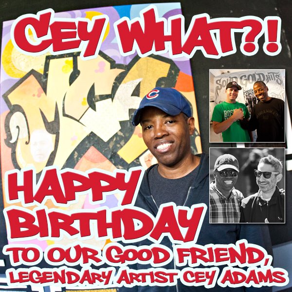 MCADAYNYC's tweet photo. Happy Born Day to our friend, #Legendary #HipHop Artist @ceyadams! Thx for guidance, support & inspiration #CeyCity #Graffiti #NYC #CeyWhat? https://t.co/tPhanfU40o