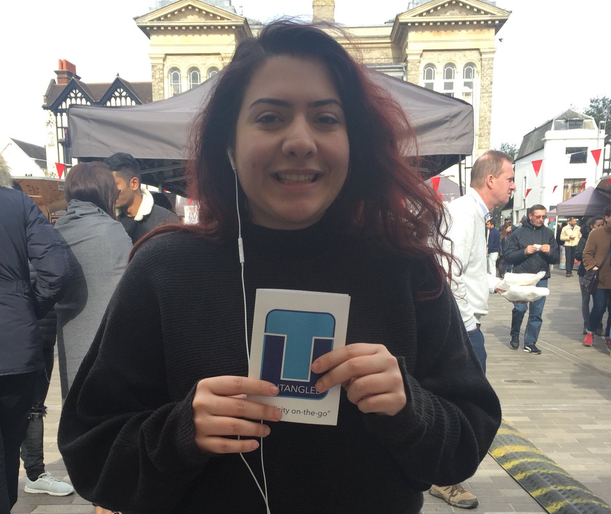 LSpasioti's tweet photo. One of our happy customers! #mace16  #untangled https://t.co/Lstt6yPbxk