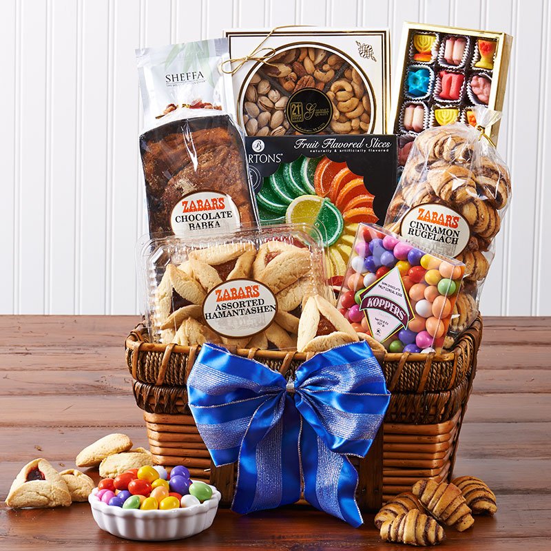 Zabar S On Twitter Purim Is Just Days Away Get Your Noise Makers Ready Gifts The Way Zabars Basket Kosher Order