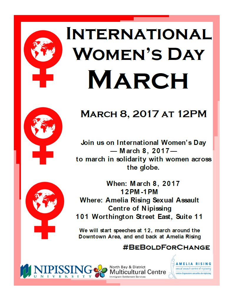 AmeliaRising's tweet photo. Join us for #InternationalWomensDay and #BeBoldForChange with our Women's Day March! https://t.co/Ck7JKFVz7e