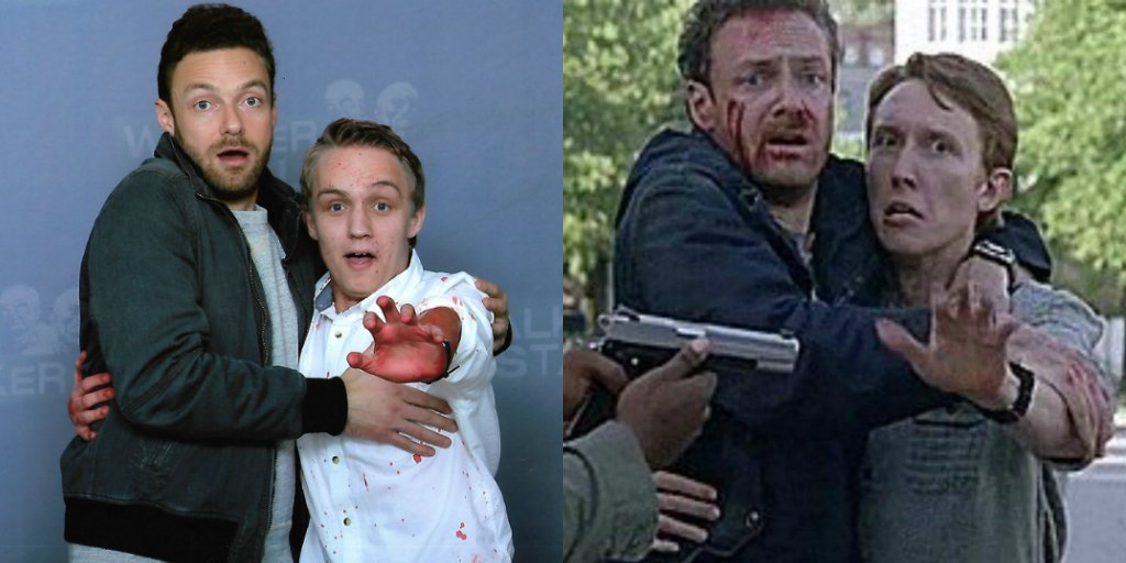 TylerPhillipCox's tweet photo. @jwoodsrobinson I hope you liked my Eric cosplay! I loved cosplaying him... @RossMarquand @WalkingDead_AMC #AaronAndEric #LoveWins https://t.co/9gtxLQsx8t