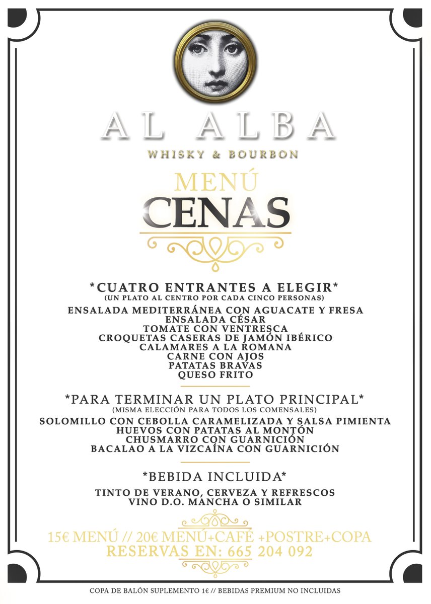 AlAlbaCopas's tweet photo. Según la hora de tu evento tiene un menú distinto en @AlAlbaCopas Comida o cena, tú eliges pero siempre en Al Alba. ¡Haz tu reserva! https://t.co/wX19ALvMTb