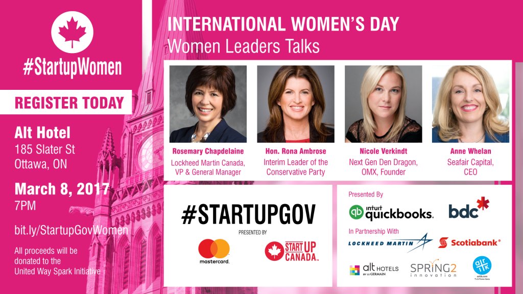 StartupGovCA's tweet photo. Get tix for a special #IWD2017 networking event w/ @rjclmc @nicoleverkindt @annemwhelan @RonaAmbrose! https://t.co/9MlgnEhePb #StartupWomen https://t.co/hLmoCJ1sCe