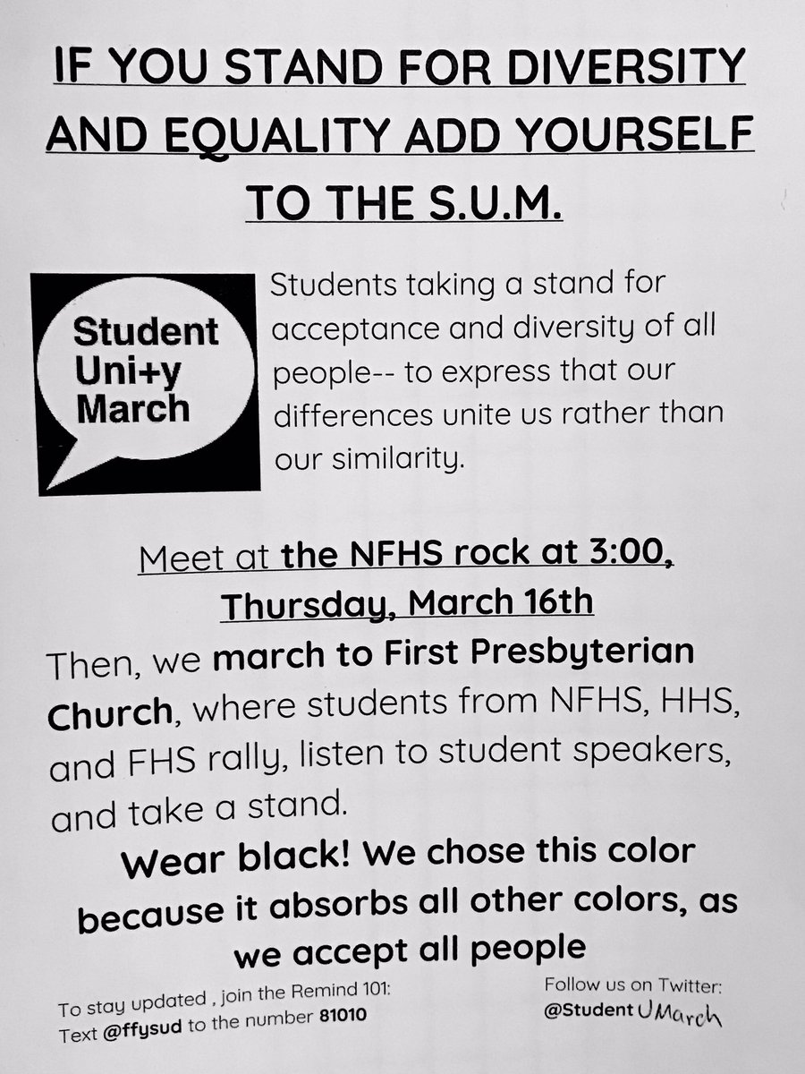 StudentUMarch's tweet photo. It's official! Spread the word! https://t.co/byKewcZ1J1