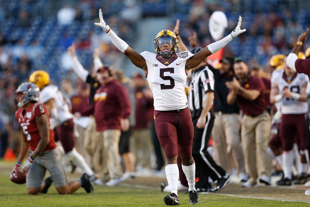 JoeCStrib's tweet photo. #Gophers CB Jalen Myrick dazzles at NFL Combine with a 4.28 in the 40-yard dash: https://t.co/YhOdEIpB4i https://t.co/cu4EfTIGcC