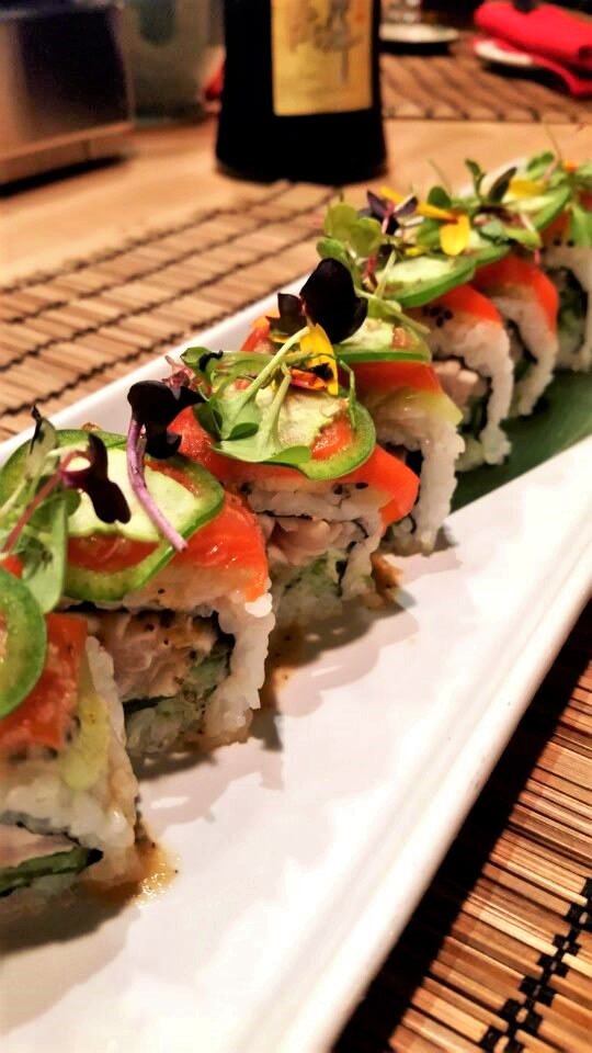 JAPONESA roll! Order it by name bc it's not on our menu! We're taking $1 off/100 likes on IG, so like our pic!! --> ow.ly/g9jn309E84H